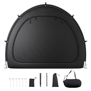 Tenda per Deposito Biciclette da Esterno Hi Outdoor con Finestra Ventilata, Riparo Spazioso e Impermeabile a Forma di Ventaglio per 5+ Biciclette - Product Image 1
