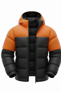 Chaqueta Acolchada Personalizada para Hombre, Estilo Urbano, con Capucha, Gruesa, Impermeable, Transpirable, Ecológica, con Forro de Algodón - Product Image 2