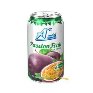 Bebida de Jugo de Maracuyá Anata en Lata de 330 ml con Fibra Dietética de BIDRICO - Product Image 1