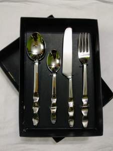 Gold Plated Flatware <b>Set</b> Stainless Steel Silverware Cutlery <b>Set</b> Creative Design Handle High Quality Luxury Cutlery Kitchenware - Product Image 5