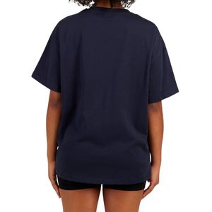 T-shirt en coton pour femme, coupe ample décontractée, manches courtes, col rond, streetwear, tee-shirt basique, fabricant OEM ODM, vente en gros - Product Image 4