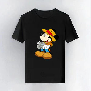 T-shirt vintage à motif de souris, cadeaux de vacances, t-shirt pour femme, mode homme, manches courtes, vêtements parent-enfant, t-shirt pour enfants - Product Image 3
