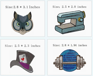 Badges brodés en gros, patchs appliqués personnalisés pour vêtements, logo personnalisé, OEM, ODM, fournisseur d'usine en gros, qualité supérieure - Product Image 2