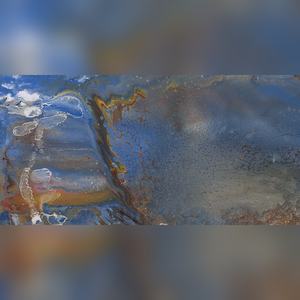 Azulejos de Cerámica Modernos Resistentes al Desgaste, Diseño Abstracto Fluido, Acabado Azul Marrón sin Juntas para Áreas de Alto Tráfico, Venta al Por Mayor - Product Image 2