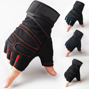 Guantes de Entrenamiento de Medio Dedo de Primera Calidad al por Mayor, con Protección de Palma de Cuero PU Antideslizante para Ciclismo y Gimnasio, Unisex 2026 - Product Image 2