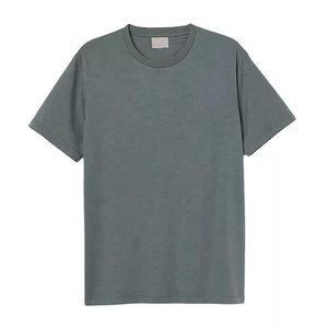 เสื้อยืดคอกลมแขนสั้นผู้ชายแบบปรับแต่งได้ ผ้าฝ้าย 100% คุณภาพสูง ระบายอากาศได้ดี แห้งเร็ว เสื้อยืดคอกลมลำลองสำหรับผู้ชาย - Product Image 5