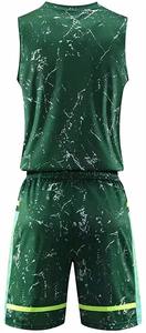 Tenue de basket-ball de la série Fighter, coupe professionnelle, tissu résistant à la transpiration, conçue pour les matchs intenses et les compétitions d'équipe - Product Image 3