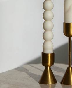 Ensemble de bougeoirs modernes en métal, forme géométrique entonnoir et sablier, support de bougies de luxe pour centre de table de mariage et décoration de fête à domicile - Product Image 4