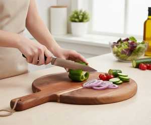Planche à découper en bois durable pour un usage quotidien en cuisine - Product Image 3