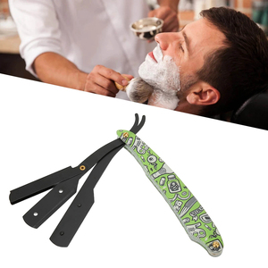 Barber Razor Professional Straight <b>Edge</b> Barber Razor Vintage Folding Knife Hair Removal Shaving <b>Tools</b> With Custom Logo - Product Image 5