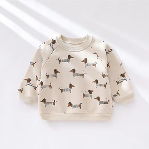 Conjunto Deportivo de 2 Piezas para Niños, Estampado, Personalizado, Invierno, Transpirable, Ecológico, Felpa de Algodón, Ropa Deportiva Urbana - Product Image 4