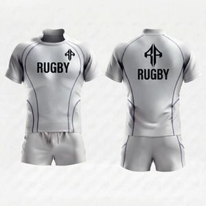 Uniforme de Rugby Cómodo de Secado Rápido de RIVIAN ATLANTIC, Impresión por Transferencia de Calor, Logotipo Personalizado, 100% Poliéster, Calidad Superior para Hombre - Product Image 1