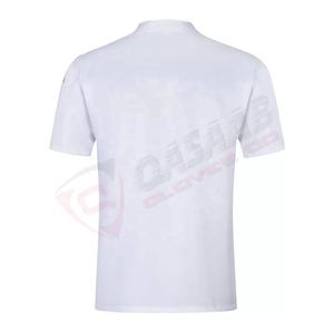 Blanco-poliéster Algodón Singles-breasted Frenches-Cocina italiana-Baking Cook-Wear Work-Wear Manga larga Chef Uniformes Chaqueta - Product Image 2