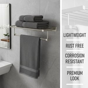 Modern Matte Black Color Stainless Steel Towel Stand Super Quality for Hotel <b>Bathroom</b> <b>Accessories</b> Available At Cheapest Price - Product Image 5