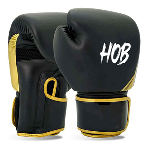 Gants de boxe professionnels au design élégant pour l'entraînement au kickboxing, au MMA, au sparring et aux combats de boxe - Product Image 4