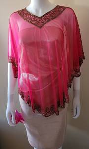 Chaleco de Ganchillo Hecho a Mano Estilo Bohemio con Flecos de Perlas, Top para Mujer, Accesorios de Baño - Product Image 3