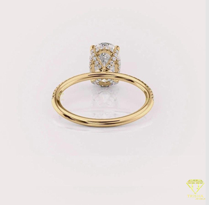 Anillo de Compromiso de Moissanita de la Mejor Calidad para Mujer, Joyería de Lujo para Propuesta de Matrimonio, Disponible al Mejor Precio del Mercado - Product Image 3