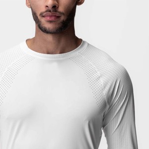 Camiseta de Manga Larga Extra Grande de Algodón Premium con Estampado de Presidente en la Espalda, Estilo Urbano, Jersey Corto para Hombre - Product Image 2