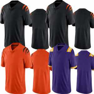 เสื้อฟุตบอลอเมริกันแขนสั้นผู้ชายรุ่นใหม่ปี 2026 ผ้าโพลีเอสเตอร์ 100% เย็บอย่างดี ชุดทีมประสิทธิภาพสูงแบบสั่งทำพิเศษ - Product Image 1