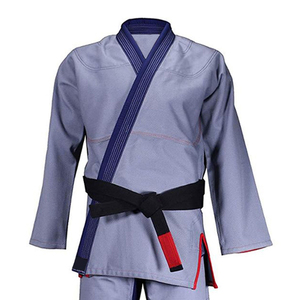 Conjunto de Uniforme de Judo Blanco, Poliéster/Algodón 280g, Secado Rápido, Ligero, Transpirable, Unisex, Adulto, Corte Regular, Teñido Liso, Impresión Digital - Product Image 6