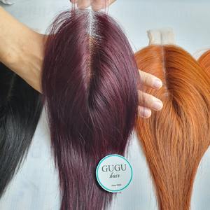 Vente en gros HD mince personnalisé pour fermetures 4x4 13x6 tailles Natural Wave Film vendeur transparent pour dentelle 100% vierge - Product Image 1