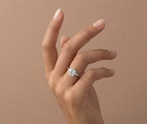 1.20 Carat Cut Moissanite Vintage Classic Solitaire Engagement <b>Ring</b> Claw Setting Solid 14K <b>White</b> <b>Gold</b> <b>for</b> Women-Anniversary Gift - Product Image 1