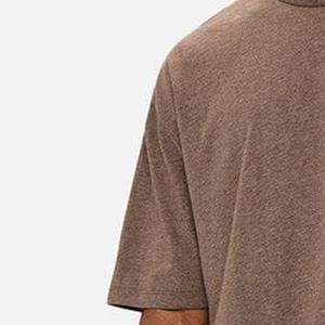 T-shirt en coton surdimensionné de qualité supérieure pour homme, col rond, poids lourd, pour impression personnalisée et confort quotidien - Product Image 2