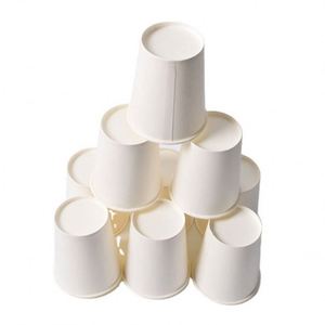 Custom Printing Logo Manufacture Price Hot Craft Disposable Single Wall Paper Cup UV Coating 8 10 Pcs/ <b>Polybag</b> Accept - Product Image 2