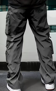กางเกงคาร์โก้สีเทาสำหรับผู้ชาย เอวยางยืด มีกระเป๋าหลายช่อง ระบายอากาศได้ดี สไตล์ลำลองสำหรับทำงาน ใส่ได้ในฤดูหนาว ลาย Realtree - Product Image 2