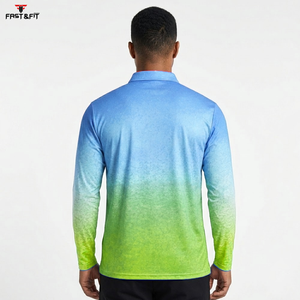 Camisas de Pesca de Manga Larga para Hombre, Impermeables, Resistentes al Viento, de Secado Rápido, Transpirables, Antibacterianas, Anti-UV UPF 50, 100% Poliéster Digital - Product Image 6