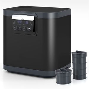 Composter Elettrico da 4 L con Display LED e 2 Filtri a Carbone Attivo, Elettrodomestico da Cucina con Coperchio - Product Image 2