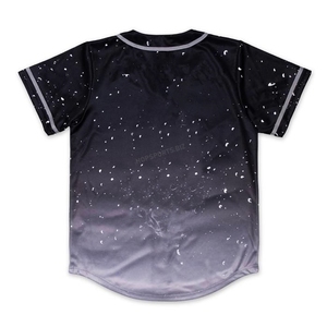 เสื้อกีฬาโพลีเอสเตอร์แห้งเร็ว พิมพ์ลายดิจิทัล เสื้อเบสบอลแบบกำหนดเอง สำหรับเชียร์เบสบอลและซอฟต์บอล ผู้ผลิตเสื้อแข่งขัน - Product Image 2
