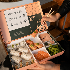 Best Selling Biodegradable Eco-Friendly Paperboard Cookie <b>Box</b> Dividers Cake Donuts Sushi Pastry Bakery Customized Brownie - Product Image 5