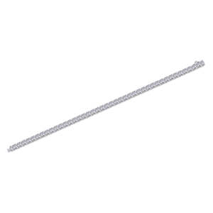 Pulsera de tenis de lujo 1Gravitation para hombre, de plata S925 con moissanita de corte brillante redondo, 165 mm de longitud - Product Image 2