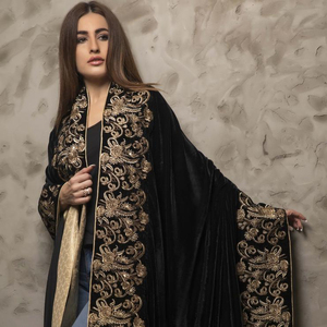 Premium Quality Custom Highly Embroidered / Printed <b>Shawls</b> <b>Wedding</b> Wear Top Quality Customized Women's Wear <b>Shawls</b> Wholesale - Product Image 2