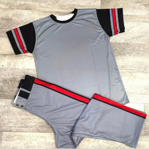 Uniforme de Béisbol Transpirable de Alta Calidad con Estampado Frontal, Material de Spandex/Poliéster, Manga Corta, la Mejor Ropa Deportiva para Deportes - Product Image 1