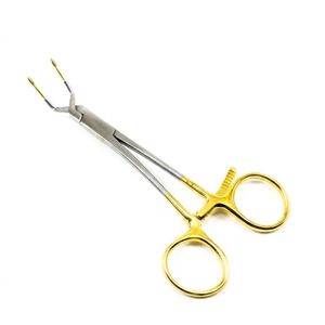 Juego de Pinzas Hemostáticas de Acero Inoxidable con Puntas TC Curvas y Rectas, Tijeras Quirúrgicas, Instrumento Quirúrgico Clase I - Product Image 1