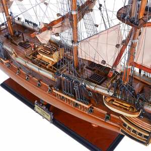 Maqueta de Barco HMS Surprise Pintada a Mano en Cedro, Réplica de Barco de 60-60cm de Altura, Decoración Náutica para el Hogar, Artículo de Exportación - Product Image 5