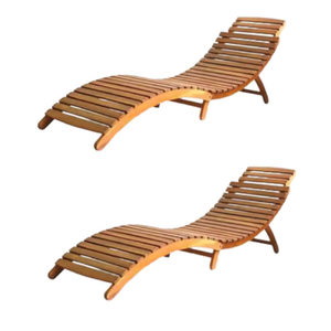 Prix de gros Chaise longue de jardin extérieur Meubles en bois massif de teck pour hôtel Cottage Resort et piscine Lit de soleil - Product Image 4