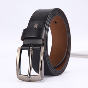 Cinturones de Moda Masculinos Personalizados al por Mayor, Cinturones de Cuero Genuino para Hombre con Hebilla de Pin, Diseño Lujoso OEM - Product Image 3