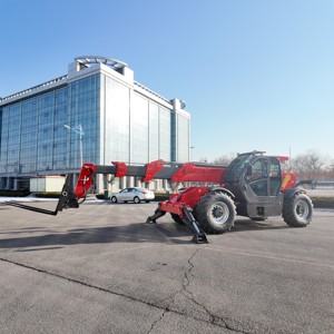 מלגזה טלסקופית בעלת כושר הרמה של 4 טון, גובה הרמה של 17.6 מטר, מנגנון הליכה מסוג סרטן, תפעול גמיש. - Product Image 4