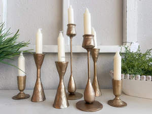 Portavelas de último portavelas para diseño y decoración del hogar artículos personalizados hechos a mano soporte de vela de hierro - Product Image 4