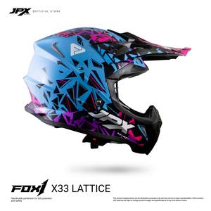 El casco JPX Fox1 Motif X 33 Supermoto Cross ofrece una protección superior y un estilo audaz para la mejor experiencia de motocross. - Product Image 2