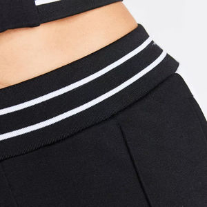 Pantalones Deportivos Casuales de Invierno para Mujer, Diseño Personalizado OEM, Color Sólido, Alta Calidad, Cintura Elástica Transpirable, Estilo Acampanado - Product Image 3