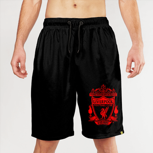 Shorts de Baño para Hombre, Camuflaje Rojo y Negro, Secado Rápido, con Cordón Ajustable, Casuales, Cortos - Product Image 5