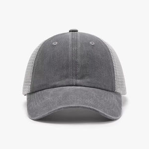 Gorra de malla unisex de moda con bordado personalizado, gorra snapback deportiva de 5 paneles, gorras trucker de malla para hombre, gorra trucker personalizada - Product Image 6