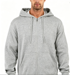 Sudadera con Capucha Personalizada con Pedrería, 100% Algodón, Unisex, Sólida, de Invierno, Holgada, con Bolsillos, Transpirable, 550 Gramos, Gruesa - Product Image 1