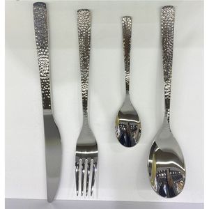 Premium 18/10 Stainless Steel Cutlery <b>Set</b> Mirror Polished Silver Flatware Luxury Tableware Service <b>for</b> Hotel Restaurant Home - Product Image 5