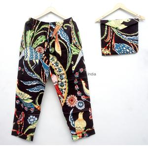 Conjunto de Pijama de 2 Piezas con Estampado Floral, Manga Larga, Cuello Redondo, Suave, 100% Algodón, Ropa de Dormir para Mujer Adulta, Temporada de Primavera - Product Image 5