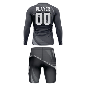 Maillot de compression à manches longues pour homme, personnalisé par sublimation, pour l'entraînement - Product Image 2